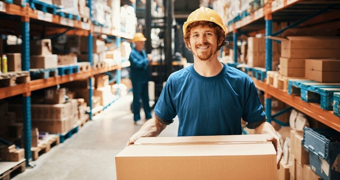 Warehouse worker’s day